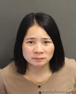 Booking photograph for Yuxian Lin